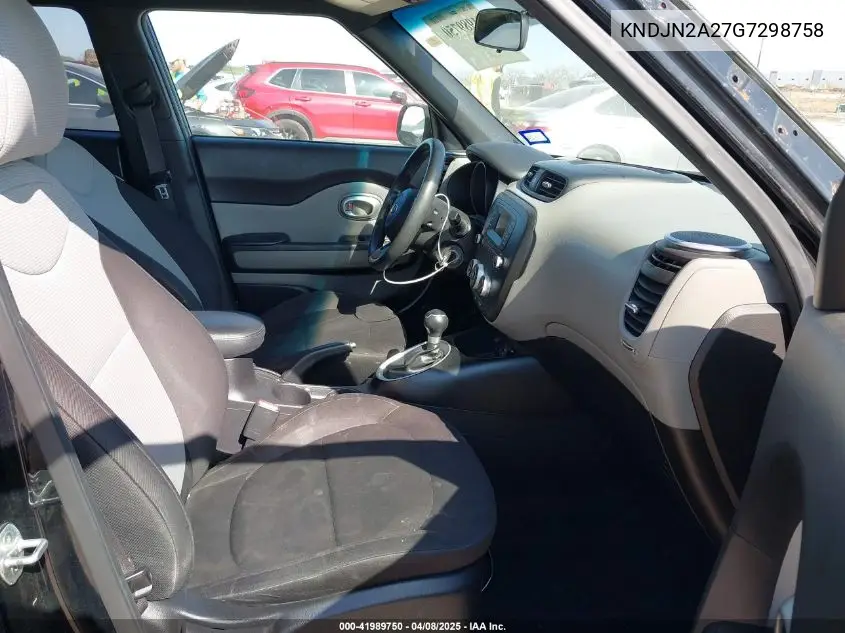 2016 Kia Soul VIN: KNDJN2A27G7298758 Lot: 41989750