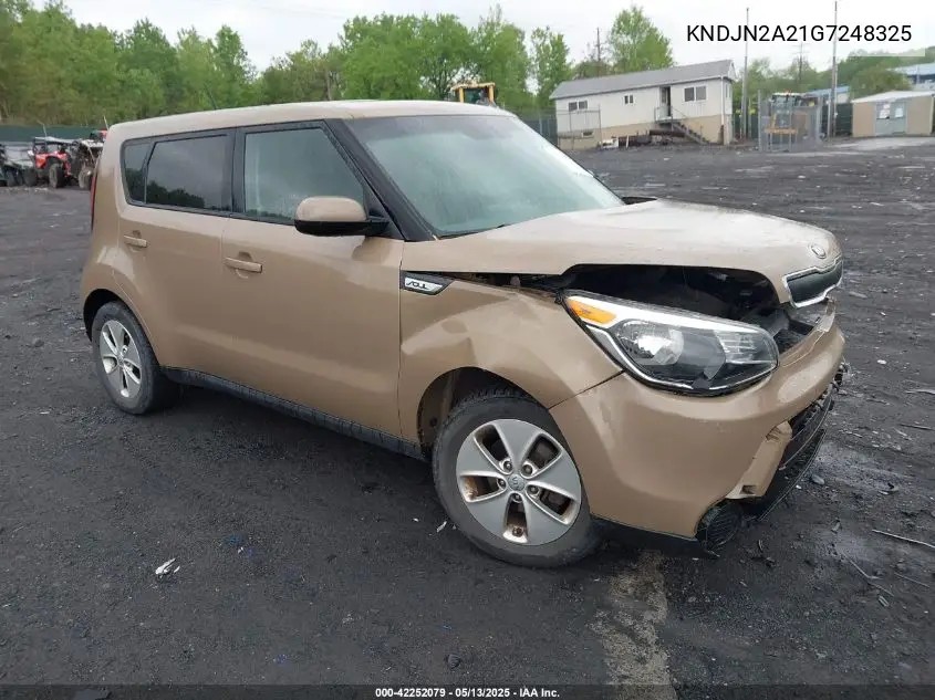 kndjn2a21g7248325 KNDJN2A21G7248325 2016 Kia Soul