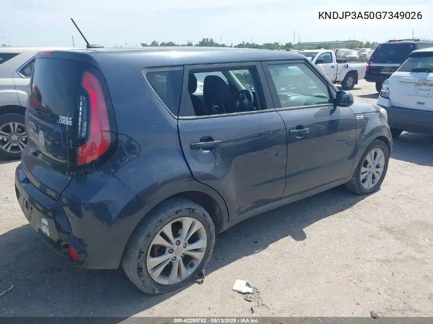 2016 Kia Soul + VIN: KNDJP3A50G7349026 Lot: 42260782