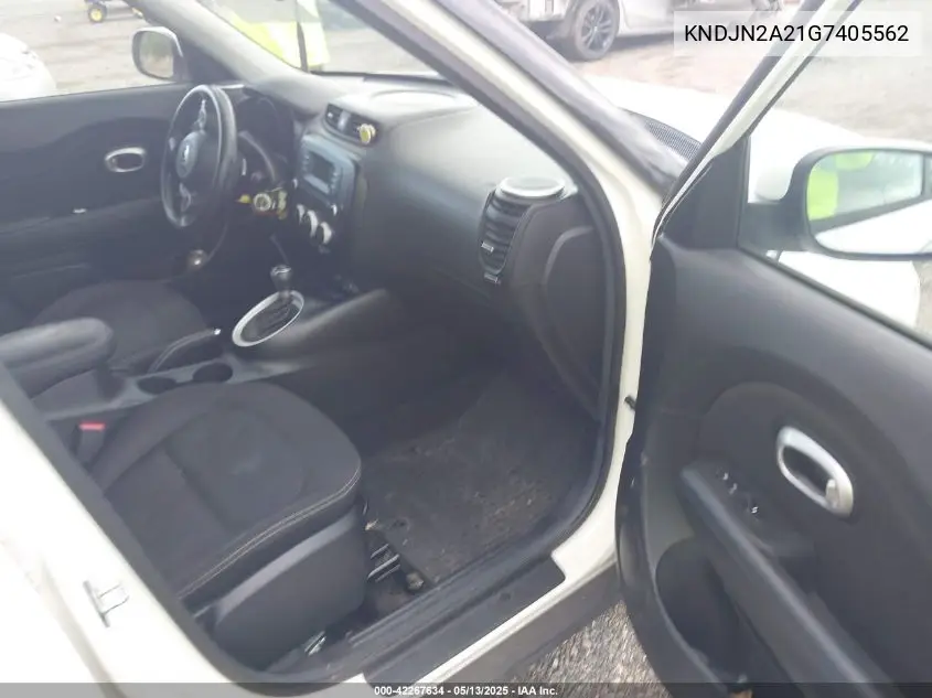 kndjn2a21g7405562 KNDJN2A21G7405562 2016 Kia Soul