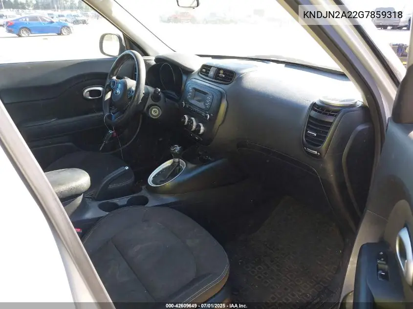2016 Kia Soul VIN: KNDJN2A22G7859318 Lot: 42609649