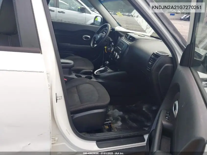2016 Kia Soul VIN: KNDJN2A21G7270261 Lot: 42620086