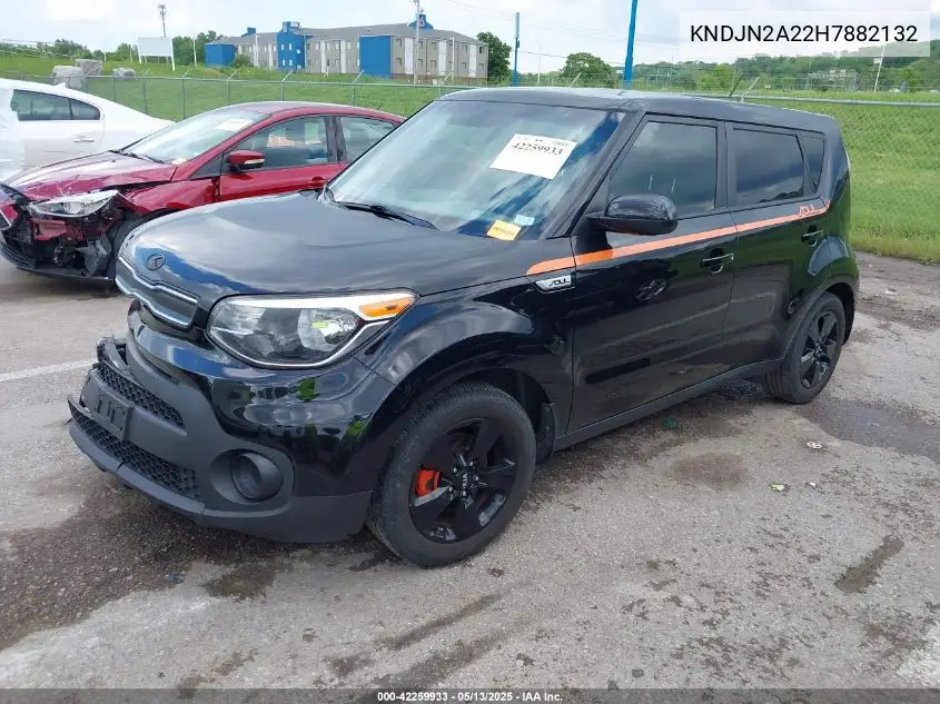 2017 Kia Soul VIN: KNDJN2A22H7882132 Lot: 42259933