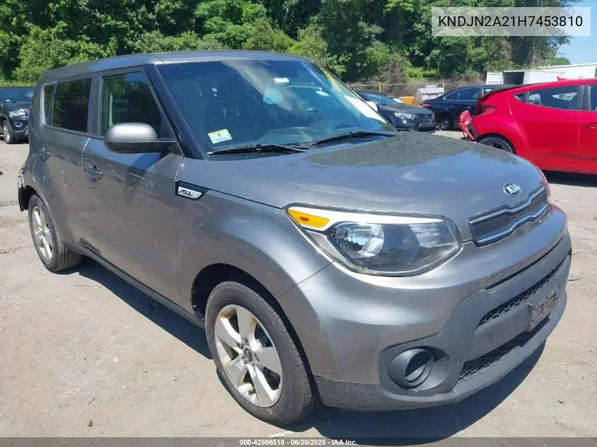 2017 Kia Soul VIN: KNDJN2A21H7453810 Lot: 42566518