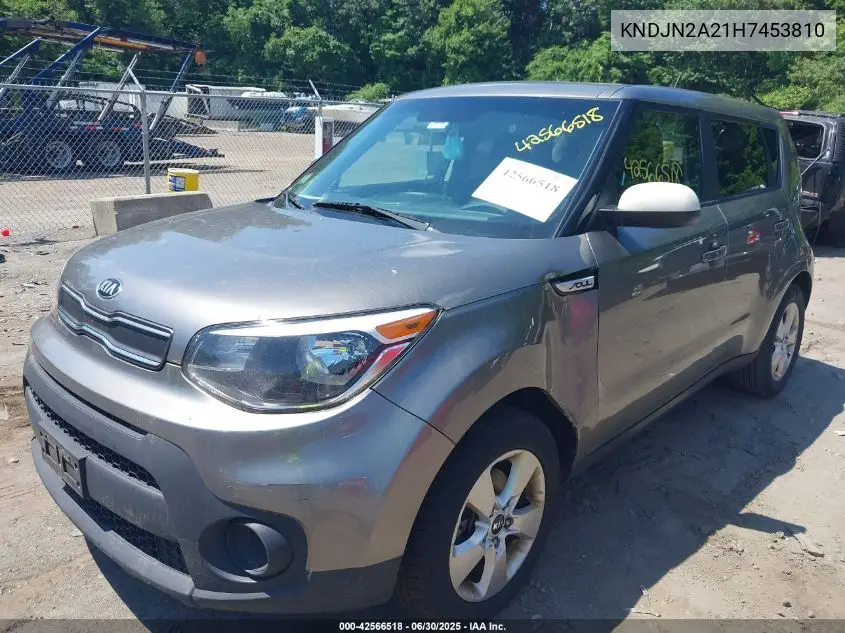 2017 Kia Soul VIN: KNDJN2A21H7453810 Lot: 42566518