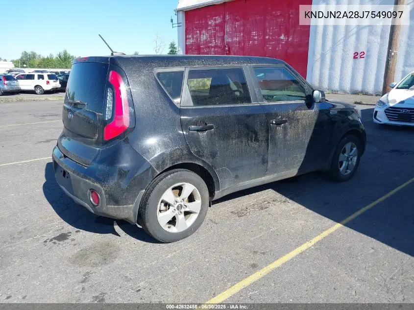 2018 Kia Soul VIN: KNDJN2A28J7549097 Lot: 42632456