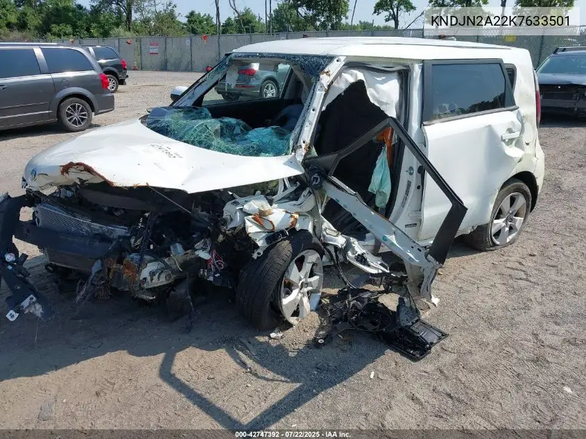 2019 Kia Soul VIN: KNDJN2A22K7633501 Lot: 42747392