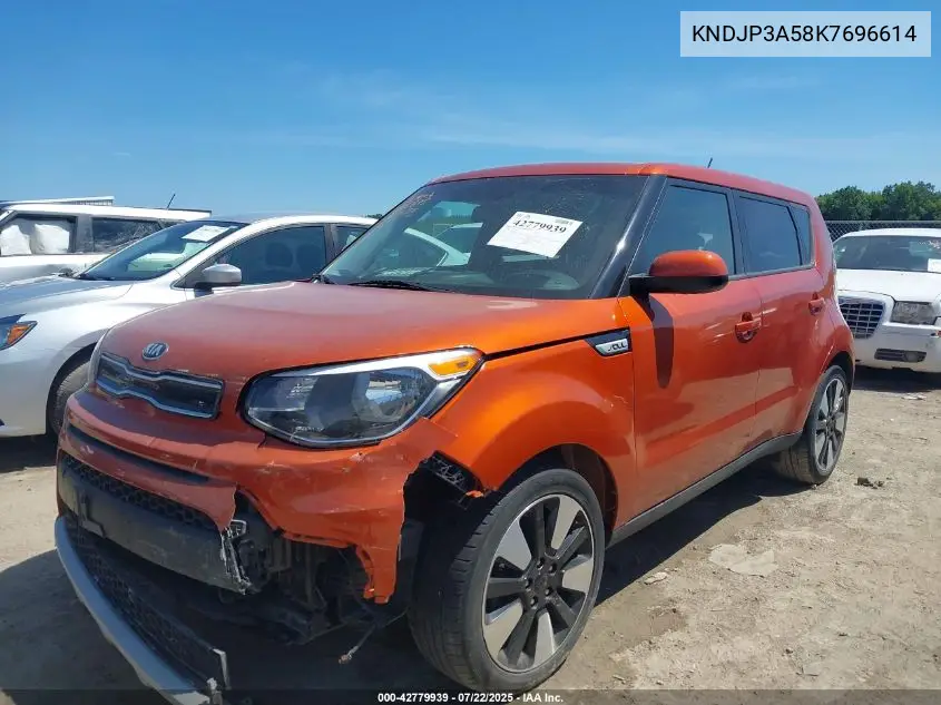 2019 Kia Soul + VIN: KNDJP3A58K7696614 Lot: 42779939