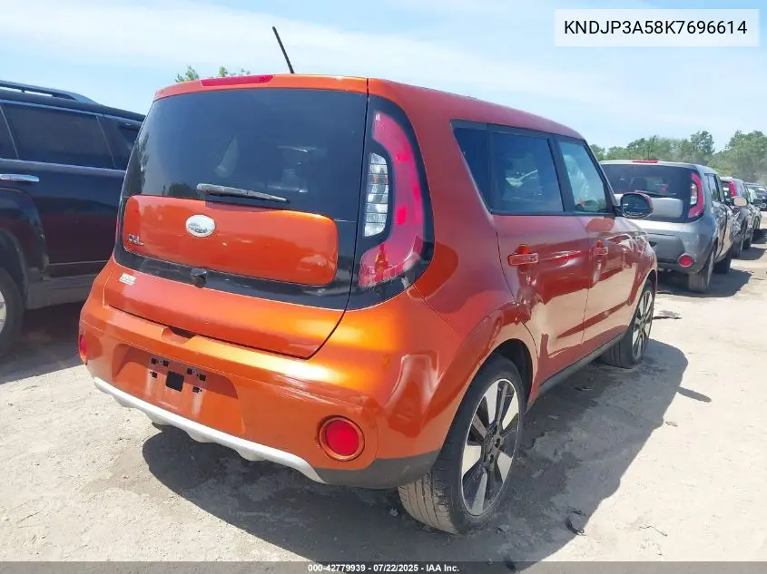 2019 Kia Soul + VIN: KNDJP3A58K7696614 Lot: 42779939