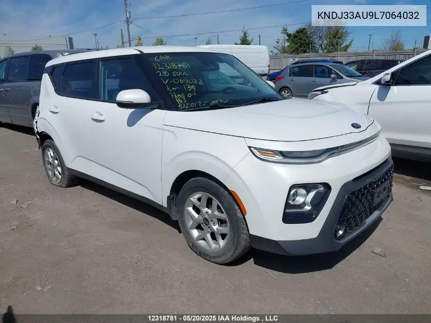 KNDJ33AU9L7064032 2020 Kia Soul Ex/Ex Anniversary Edition/Ex Limited/Ex Premium/Ex+/Gt-Line Limited/Gt-Line Premium
