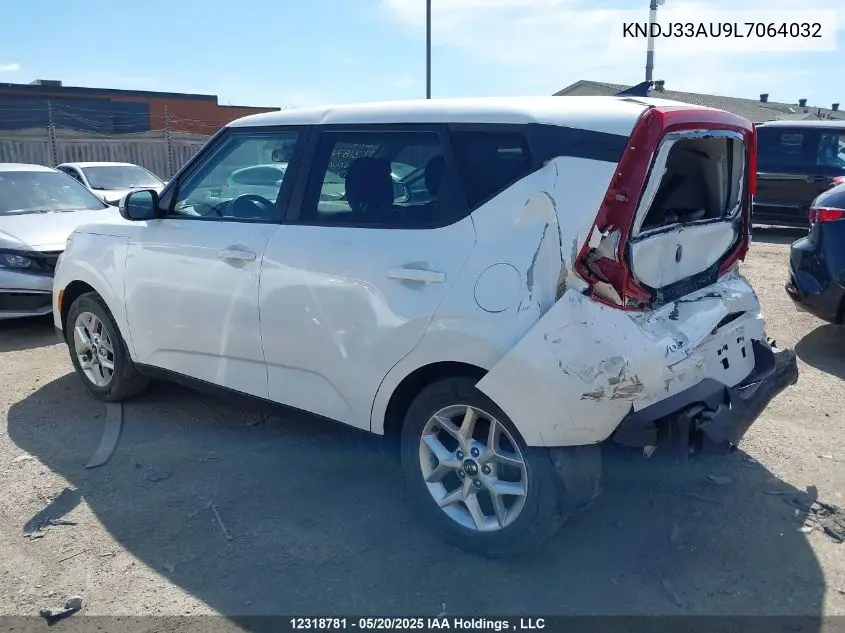 KNDJ33AU9L7064032 2020 Kia Soul Ex/Ex Anniversary Edition/Ex Limited/Ex Premium/Ex+/Gt-Line Limited/Gt-Line Premium
