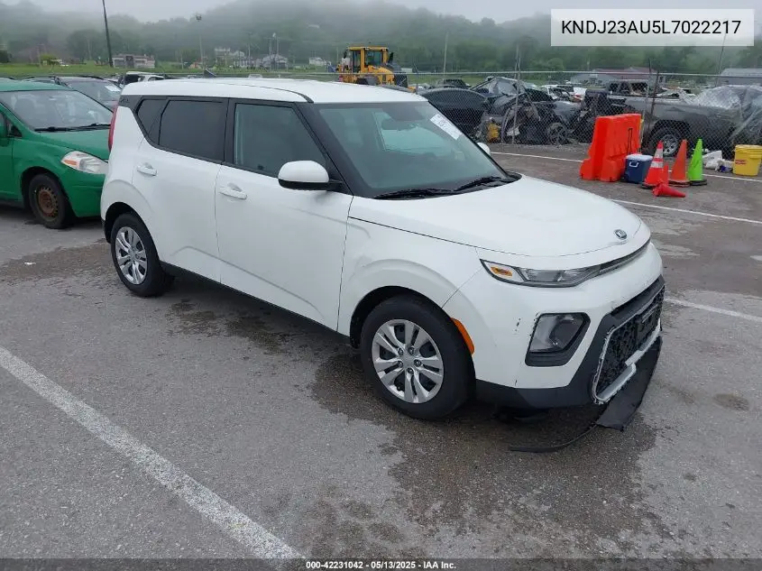 2020 Kia Soul Lx VIN: KNDJ23AU5L7022217 Lot: 42231042