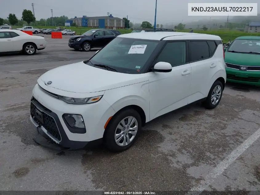 2020 Kia Soul Lx VIN: KNDJ23AU5L7022217 Lot: 42231042
