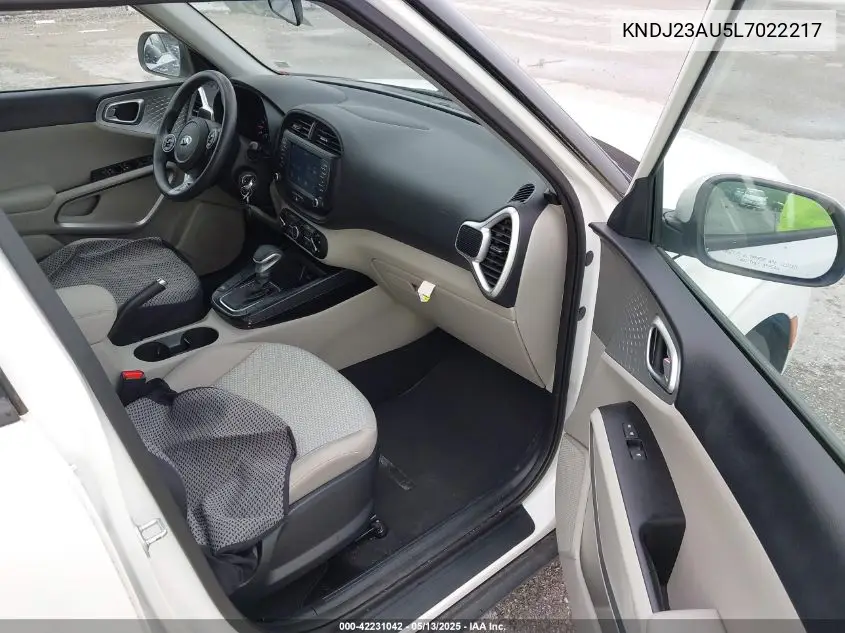 2020 Kia Soul Lx VIN: KNDJ23AU5L7022217 Lot: 42231042