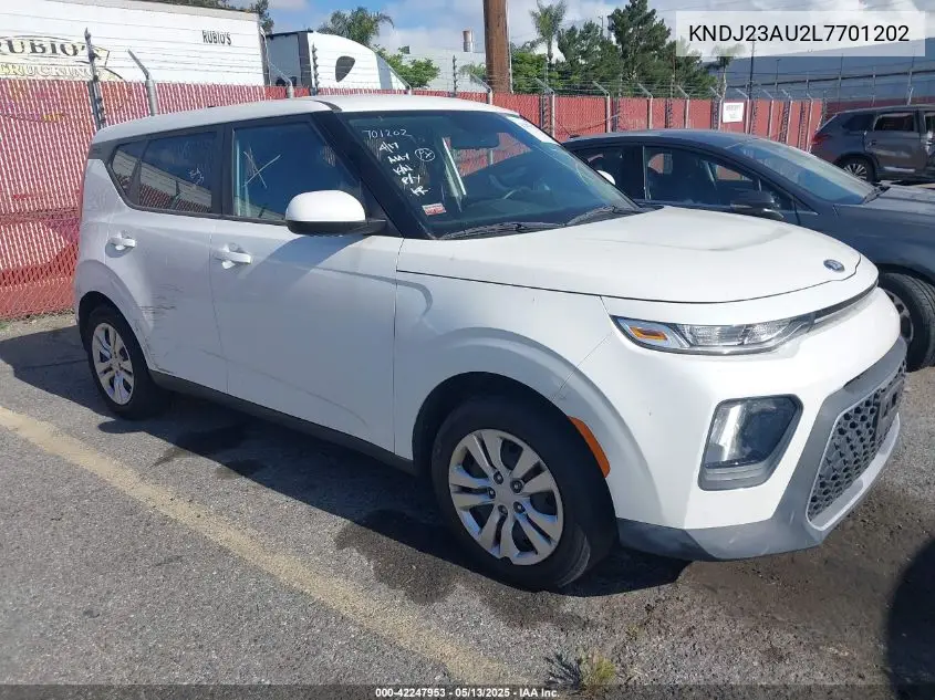 2020 Kia Soul Lx VIN: KNDJ23AU2L7701202 Lot: 42247953