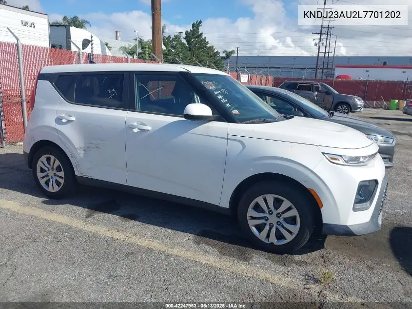 2020 Kia Soul Lx VIN: KNDJ23AU2L7701202 Lot: 42247953