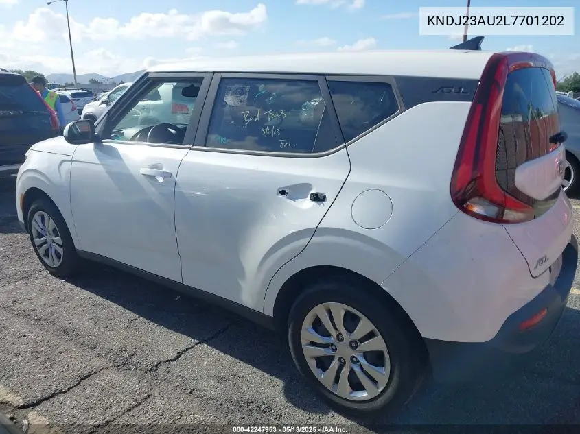 2020 Kia Soul Lx VIN: KNDJ23AU2L7701202 Lot: 42247953