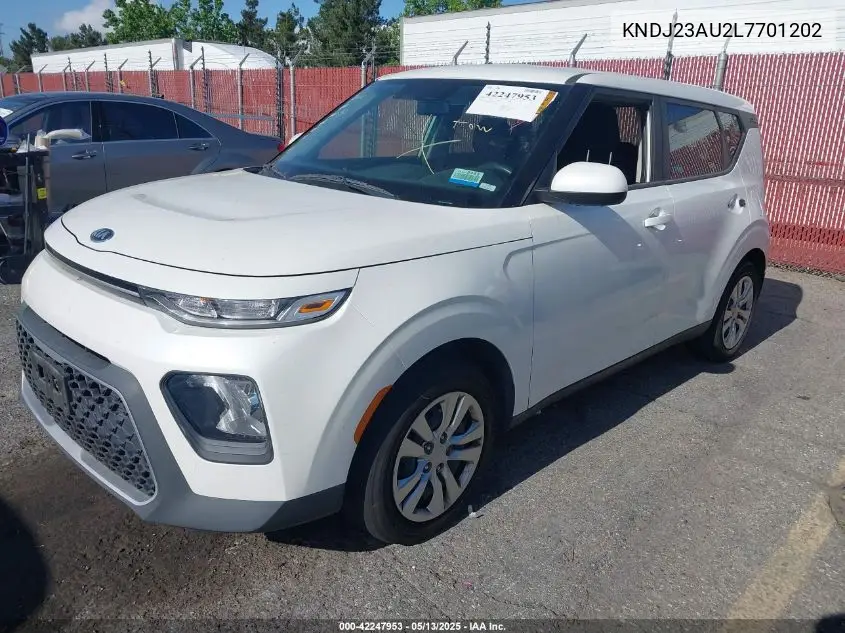 2020 Kia Soul Lx VIN: KNDJ23AU2L7701202 Lot: 42247953