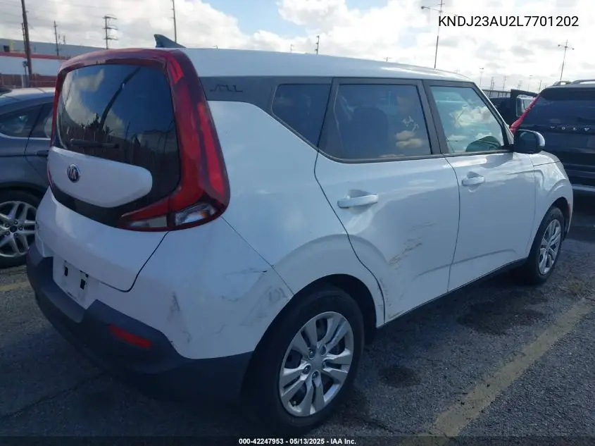 2020 Kia Soul Lx VIN: KNDJ23AU2L7701202 Lot: 42247953