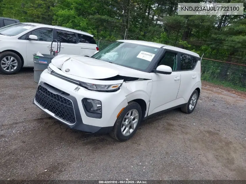 2020 Kia Soul S VIN: KNDJ23AU0L7722100 Lot: 42251910