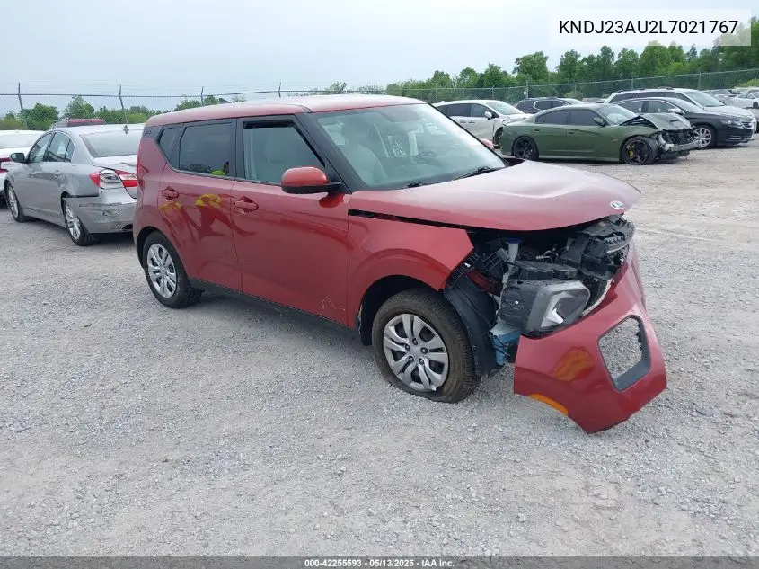 2020 Kia Soul Lx VIN: KNDJ23AU2L7021767 Lot: 42255593