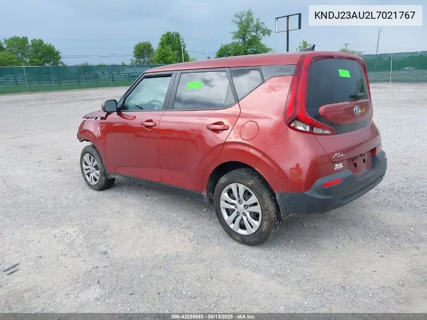 2020 Kia Soul Lx VIN: KNDJ23AU2L7021767 Lot: 42255593