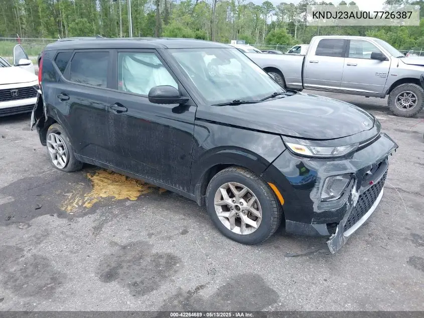 2020 Kia Soul S VIN: KNDJ23AU0L7726387 Lot: 42264689