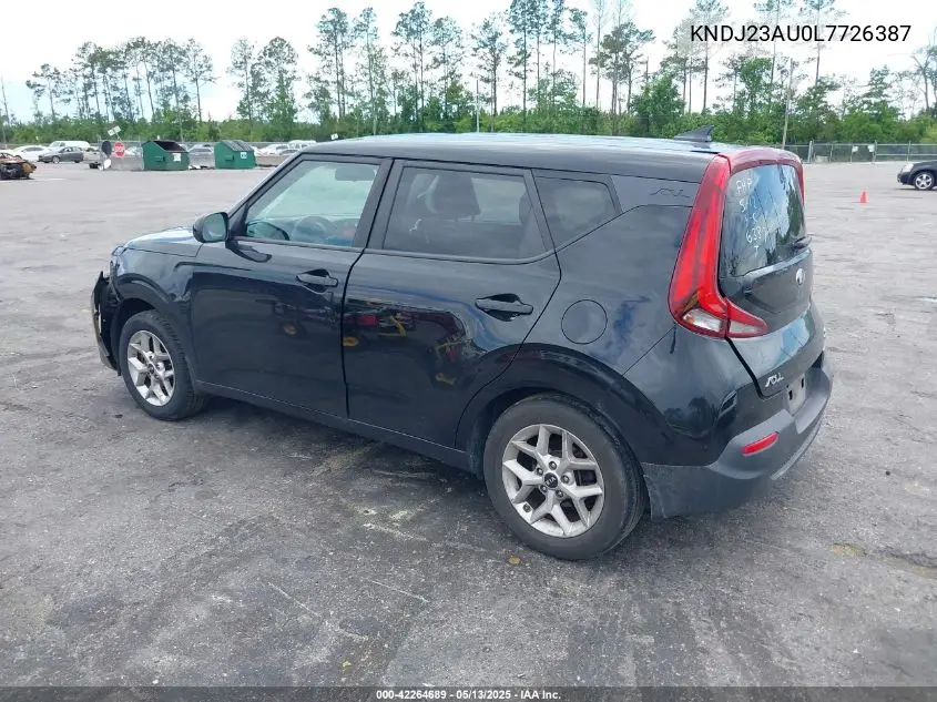 2020 Kia Soul S VIN: KNDJ23AU0L7726387 Lot: 42264689
