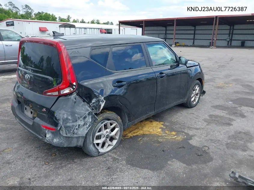 2020 Kia Soul S VIN: KNDJ23AU0L7726387 Lot: 42264689