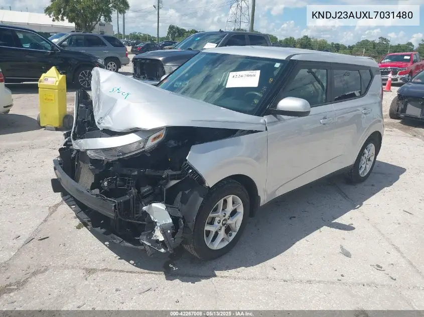 2020 Kia Soul S VIN: KNDJ23AUXL7031480 Lot: 42267008