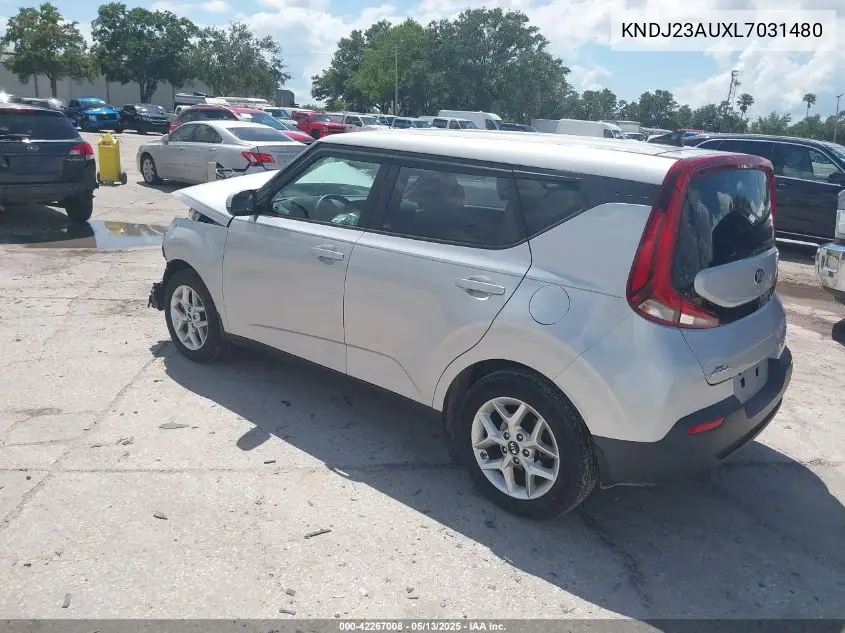 2020 Kia Soul S VIN: KNDJ23AUXL7031480 Lot: 42267008