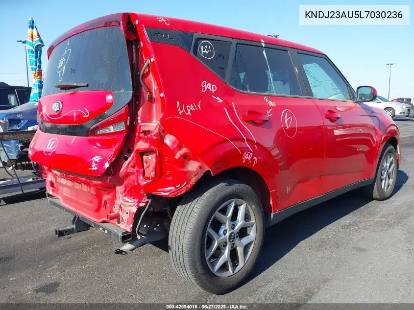2020 Kia Soul S VIN: KNDJ23AU5L7030236 Lot: 42594016