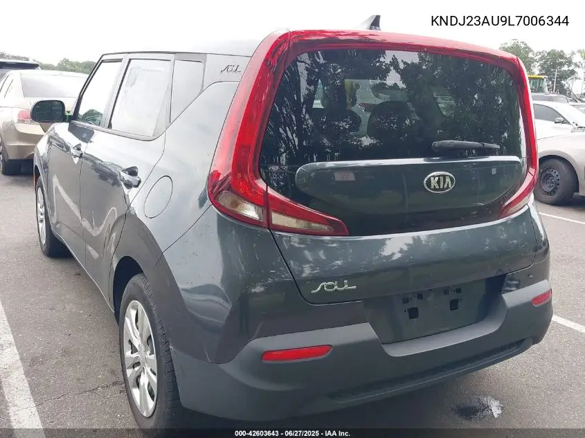 2020 Kia Soul Lx VIN: KNDJ23AU9L7006344 Lot: 42603643