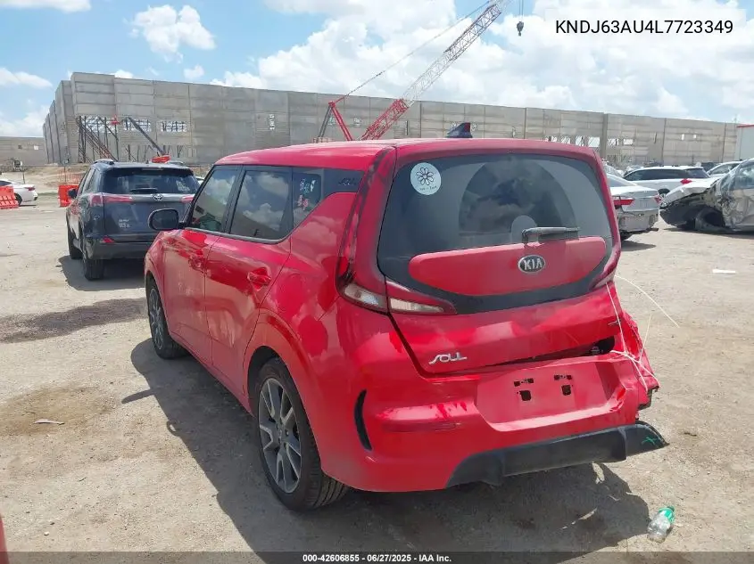 2020 Kia Soul Gt-Line VIN: KNDJ63AU4L7723349 Lot: 42606855