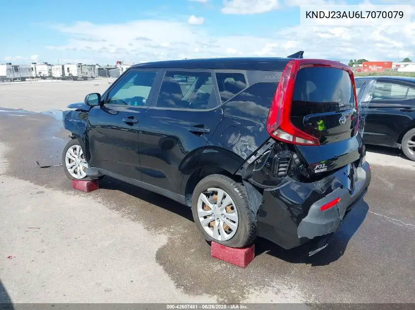 2020 Kia Soul Lx VIN: KNDJ23AU6L7070079 Lot: 42607481