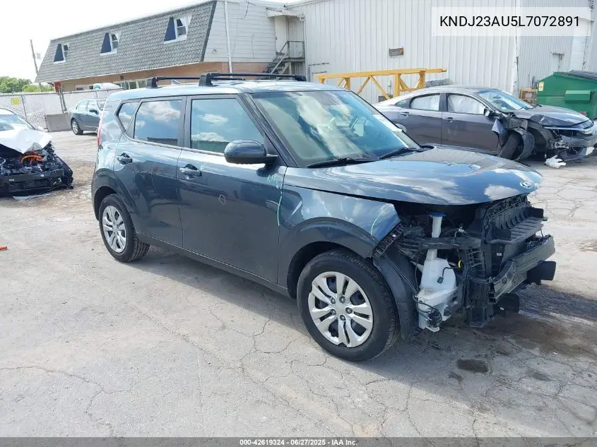 2020 Kia Soul Lx VIN: KNDJ23AU5L7072891 Lot: 42619324