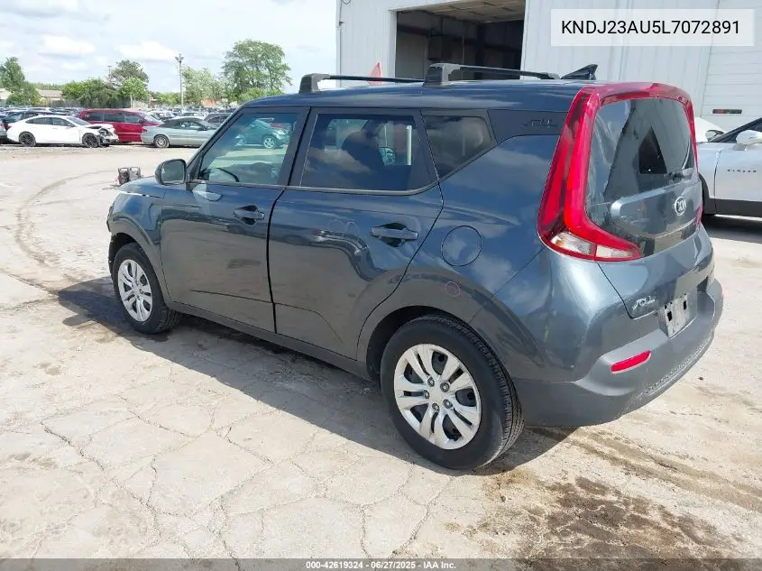 2020 Kia Soul Lx VIN: KNDJ23AU5L7072891 Lot: 42619324