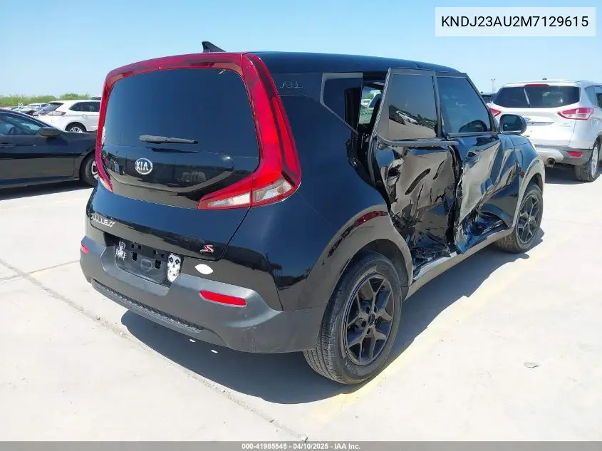 2021 Kia Soul S VIN: KNDJ23AU2M7129615 Lot: 41985545