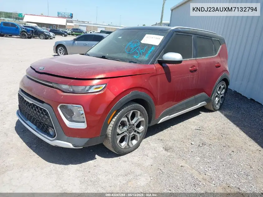 2021 Kia Soul X-Line VIN: KNDJ23AUXM7132794 Lot: 42247268