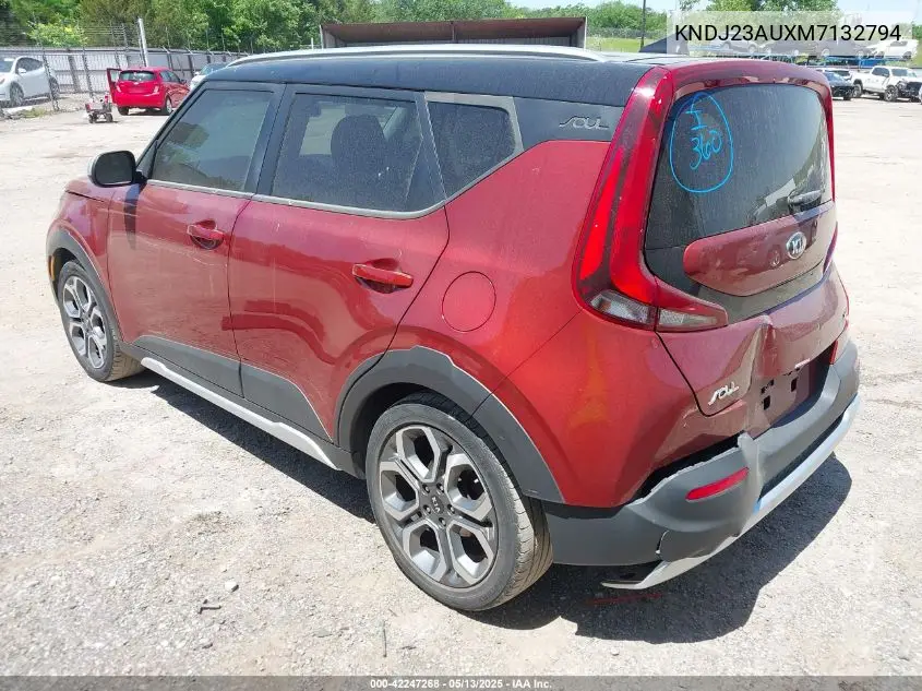 2021 Kia Soul X-Line VIN: KNDJ23AUXM7132794 Lot: 42247268