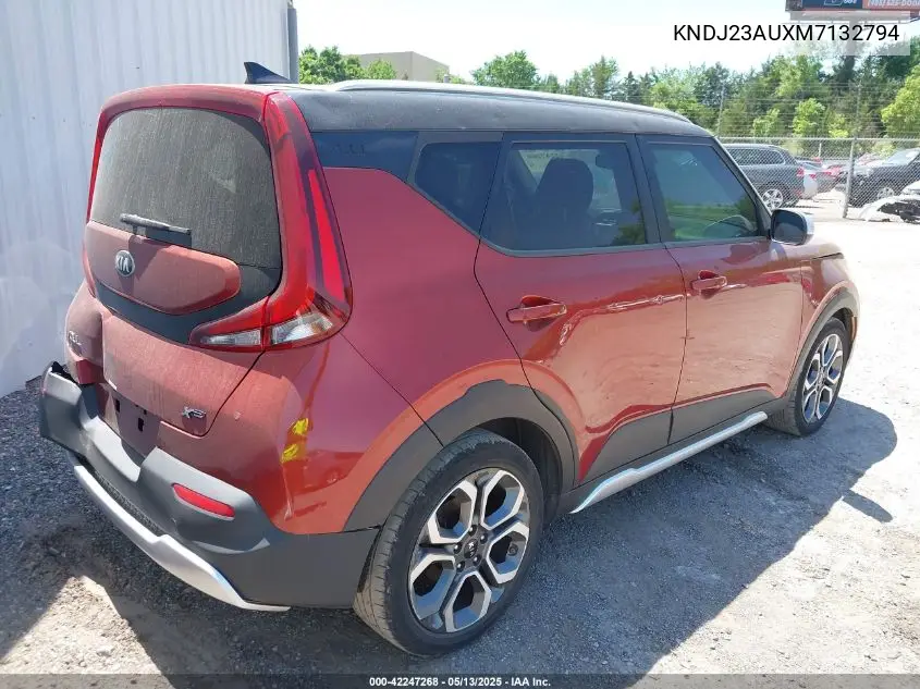 2021 Kia Soul X-Line VIN: KNDJ23AUXM7132794 Lot: 42247268
