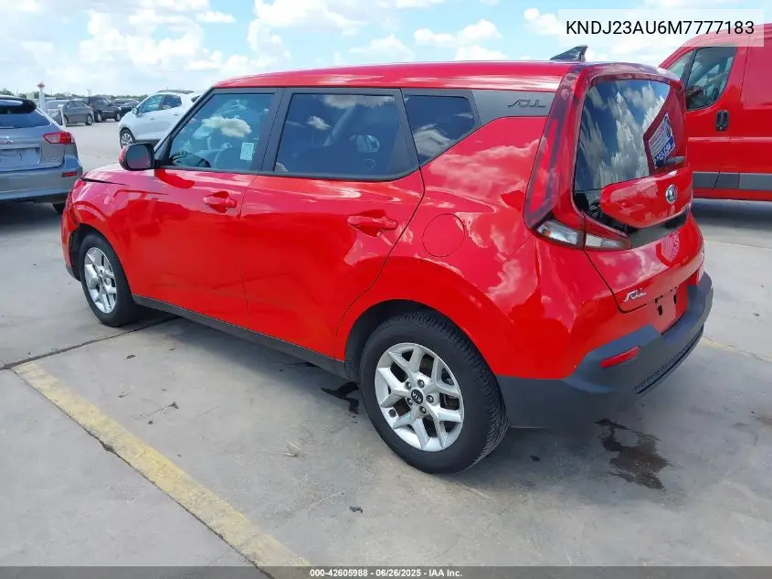 2021 Kia Soul S VIN: KNDJ23AU6M7777183 Lot: 42605988