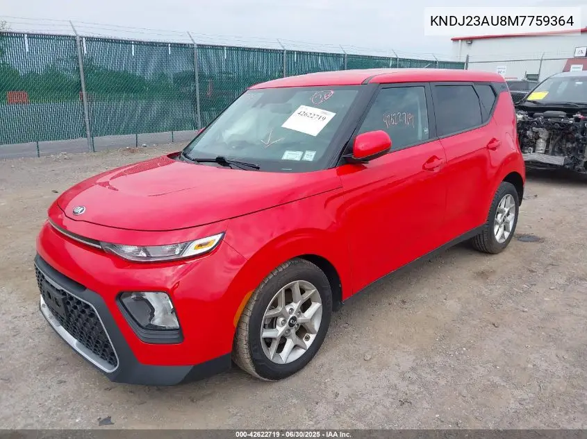 2021 Kia Soul S VIN: KNDJ23AU8M7759364 Lot: 42622719