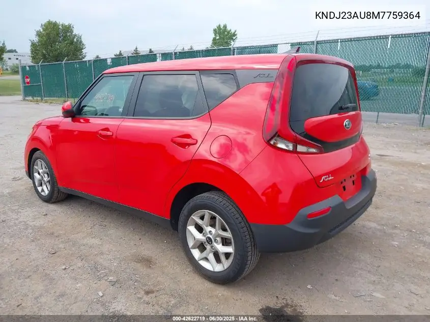 2021 Kia Soul S VIN: KNDJ23AU8M7759364 Lot: 42622719