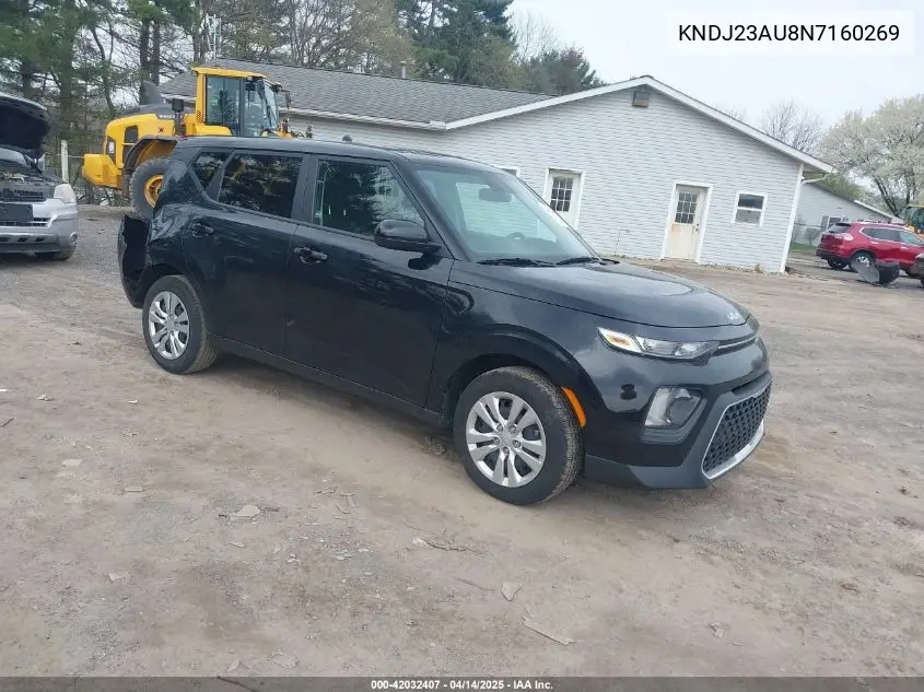 2022 Kia Soul Lx VIN: KNDJ23AU8N7160269 Lot: 42032407
