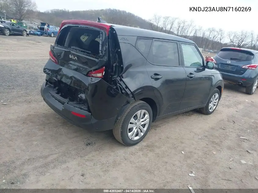 2022 Kia Soul Lx VIN: KNDJ23AU8N7160269 Lot: 42032407