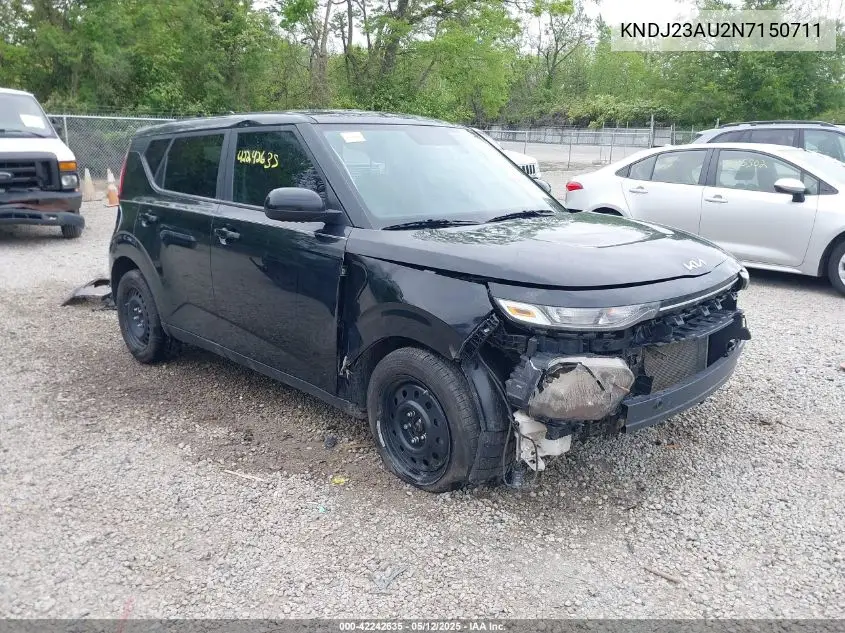 2022 Kia Soul Lx VIN: KNDJ23AU2N7150711 Lot: 42242635