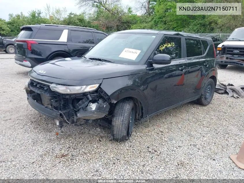 2022 Kia Soul Lx VIN: KNDJ23AU2N7150711 Lot: 42242635