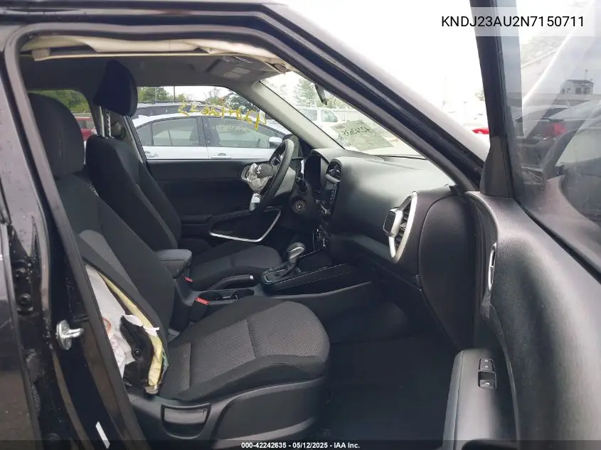 2022 Kia Soul Lx VIN: KNDJ23AU2N7150711 Lot: 42242635