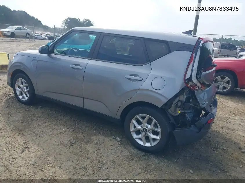 2022 Kia Soul Lx VIN: KNDJ23AU8N7833495 Lot: 42600234